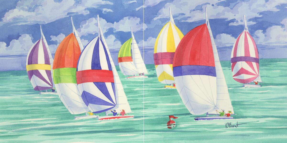 Ceramic Backsplash Tile Mural Nautical Kitchen/Bathroom/Shower – Spinnaker 3
