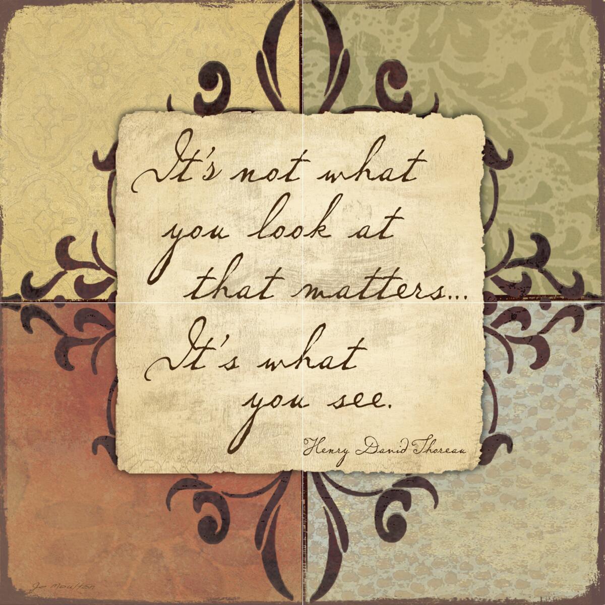 Ceramic Backsplash Tile Mural Inspirational Religious – Its Not What You Look At